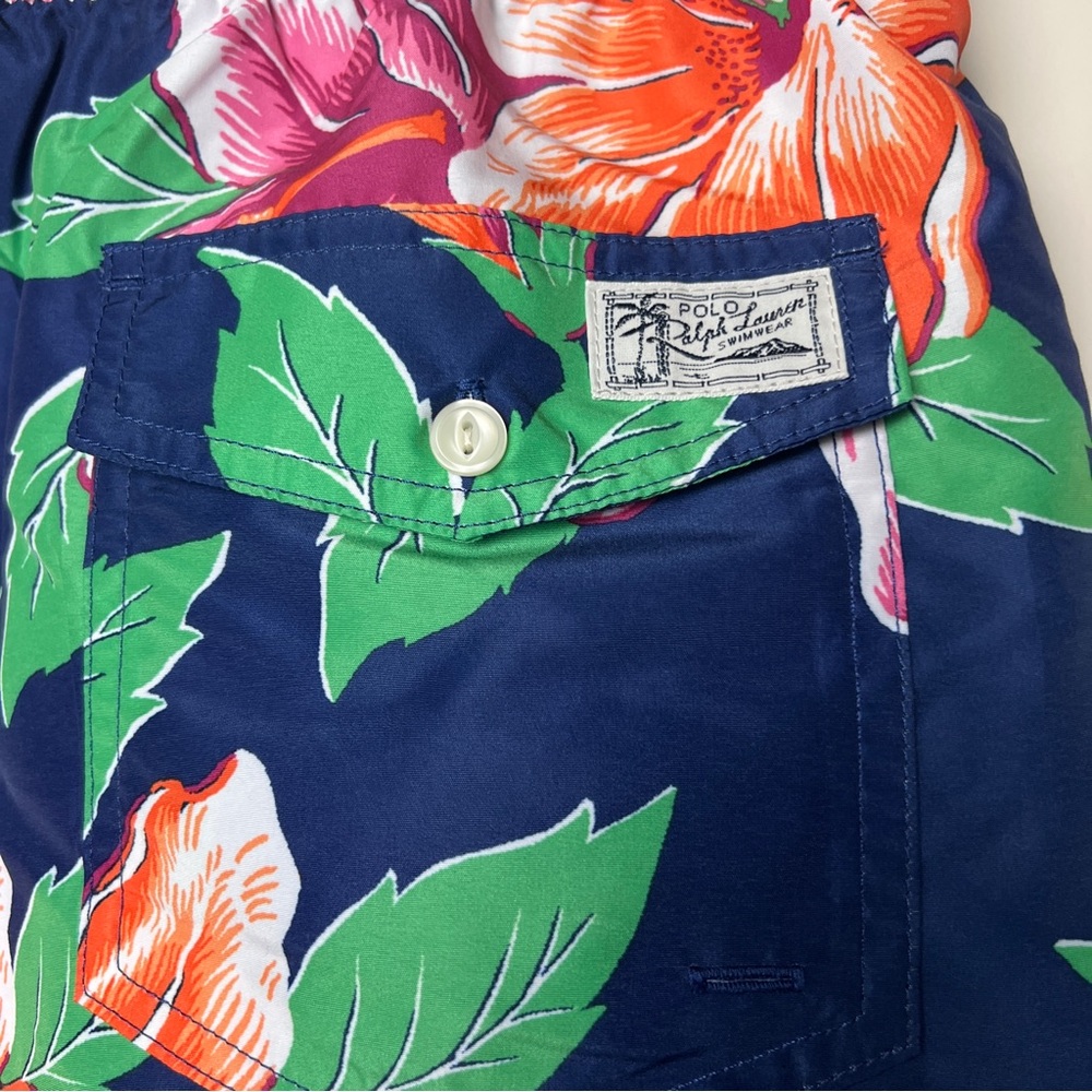 Polo Ralph Lauren Floral Print Men’s Lined Swim Shorts XXL NWT - Picture 6 of 9